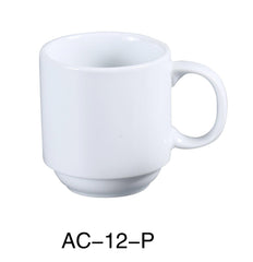 Yanco AC-12-P ABCO Prime Stackable Coffee/Tea Mug - VirtuousWares:Global