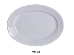 Yanco MM-34 Miami Oval Platter - VirtuousWares:Global