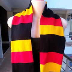 Yarn multi colored neck scarf and cover handwoven winter scarf - VirtuousWares:Global