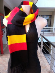 Yarn multi colored neck scarf and cover handwoven winter scarf - VirtuousWares:Global