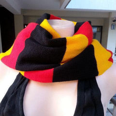 Yarn multi colored neck scarf and cover handwoven winter scarf - VirtuousWares:Global