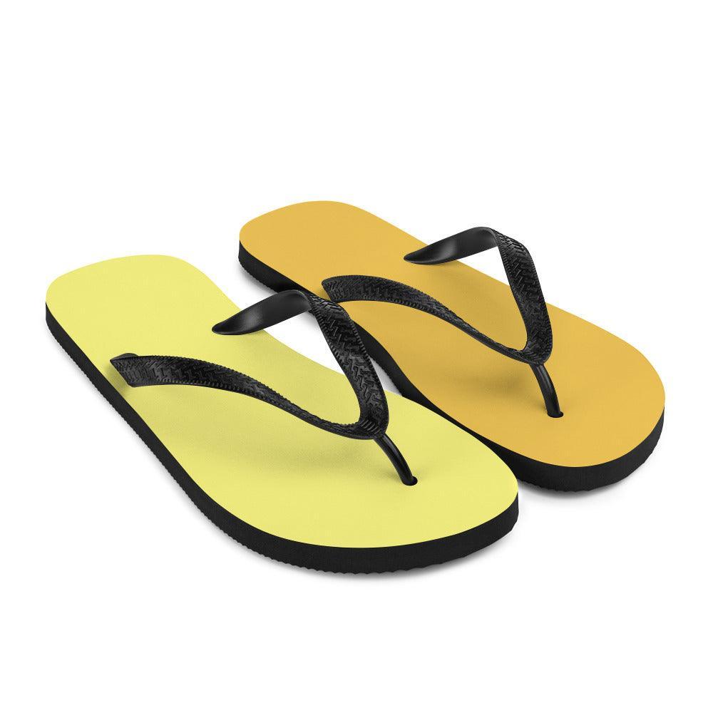 Yellow Orange Flip-Flops - VirtuousWares:Global