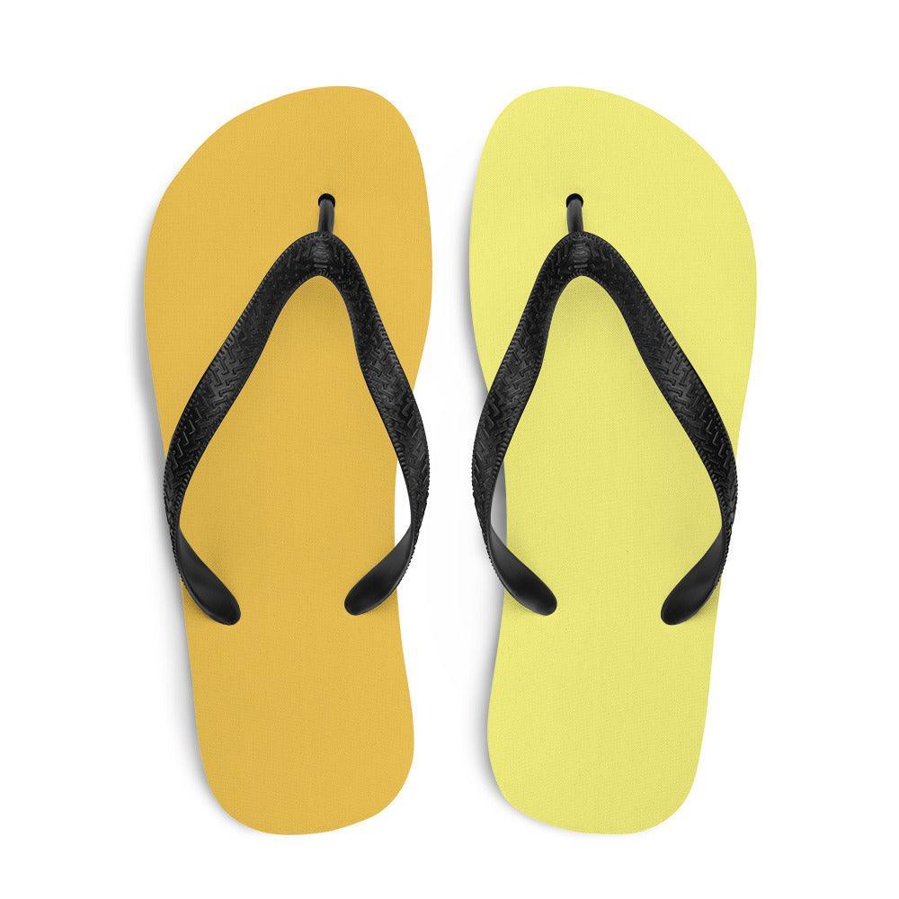 Yellow Orange Flip-Flops - VirtuousWares:Global