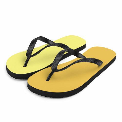 Yellow Orange Flip-Flops - VirtuousWares:Global