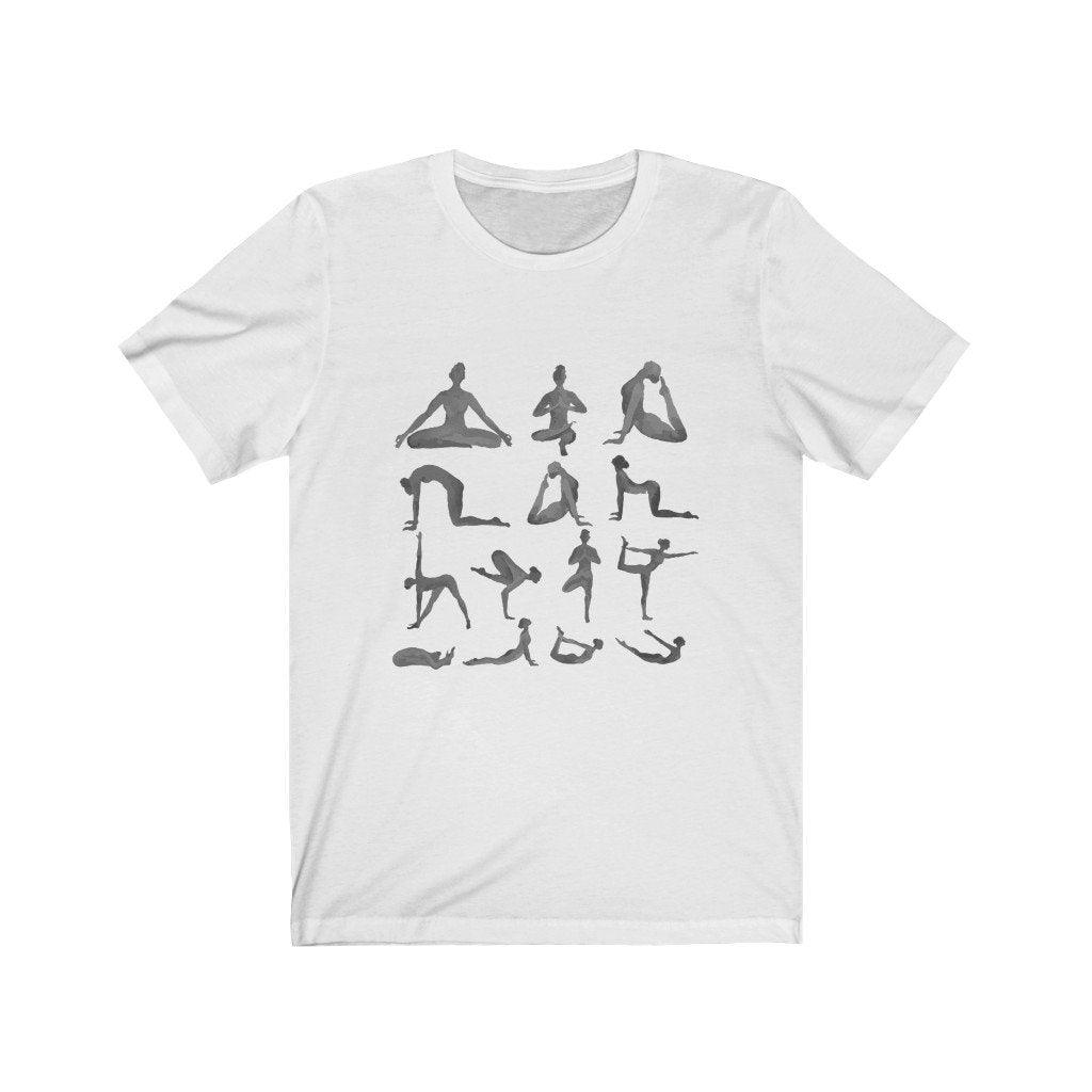 Yoga Sanctuary Print Black T-Shirt - VirtuousWares:Global