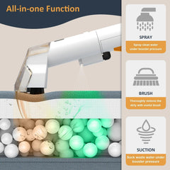 ZCWA Spot Cleaner Vacuum Cleaner Handheld Carpet Cleaner 15Kpa - VirtuousWares:Global