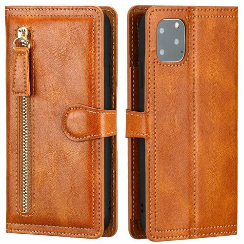 Zipper Wallet Flip Case For iPhone With Wireless Charging Support - VirtuousWares:Global