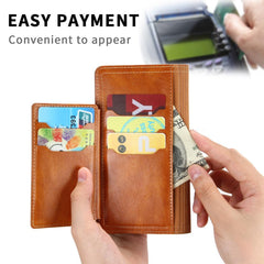 Zipper Wallet Flip Case For iPhone With Wireless Charging Support - VirtuousWares:Global