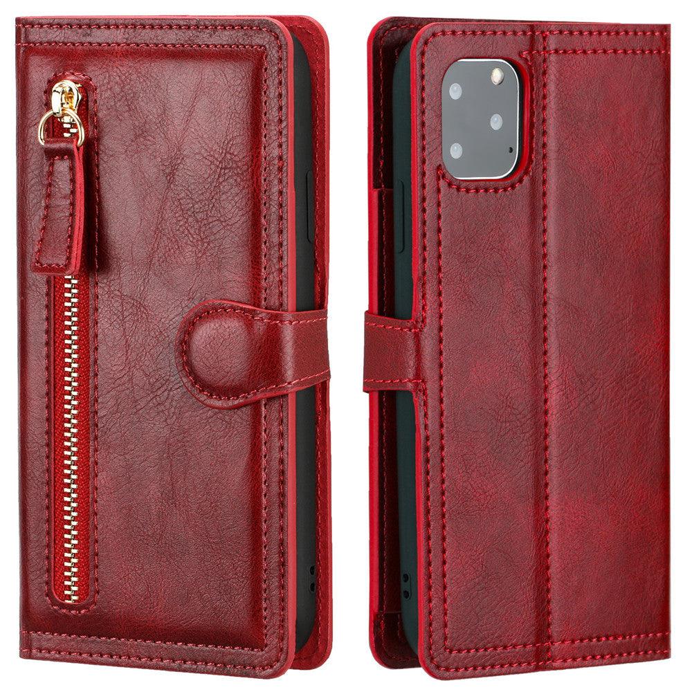 Zipper Wallet Flip Case For iPhone With Wireless Charging Support - VirtuousWares:Global