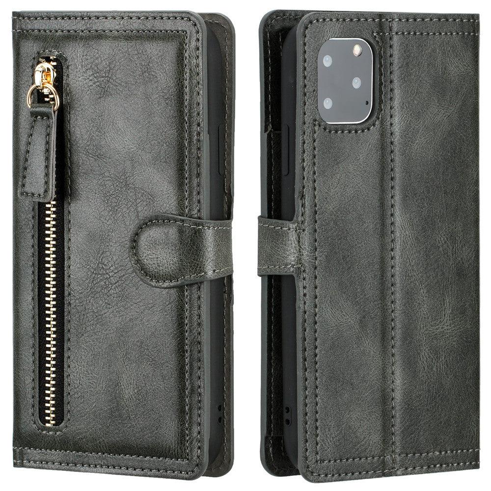 Zipper Wallet Flip Case For iPhone With Wireless Charging Support - VirtuousWares:Global