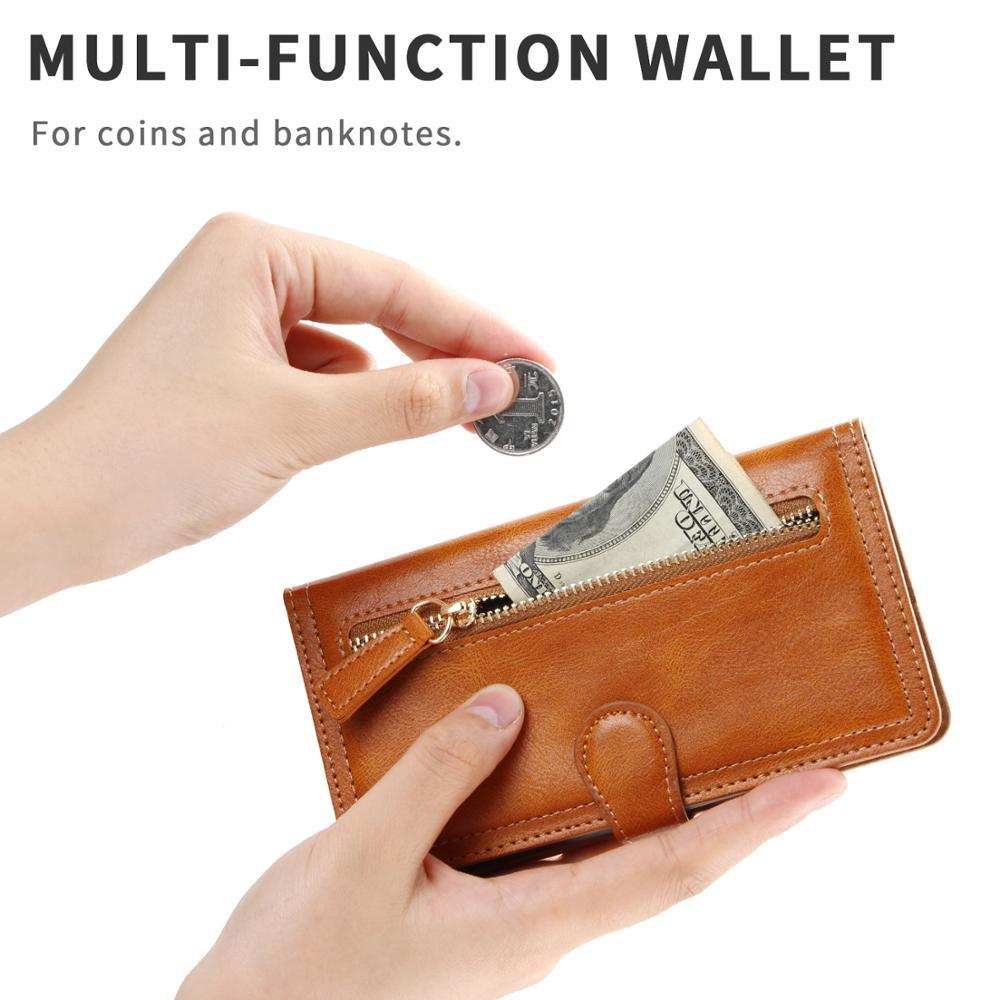 Zipper Wallet Flip Case For iPhone With Wireless Charging Support - VirtuousWares:Global