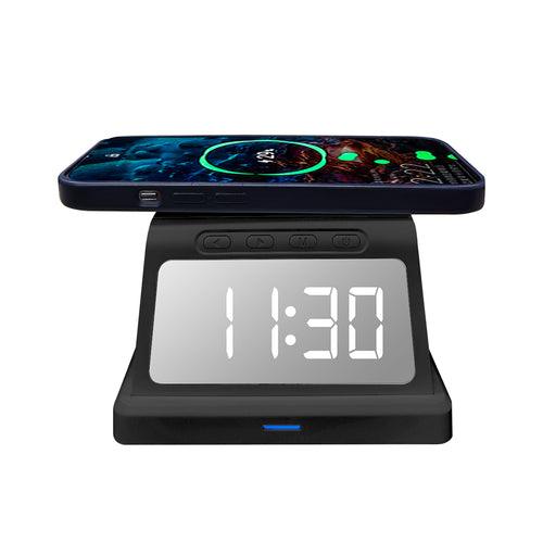 ZTECH Wireless Charging Alarm Clock with 3 Alarms - VirtuousWares:Global