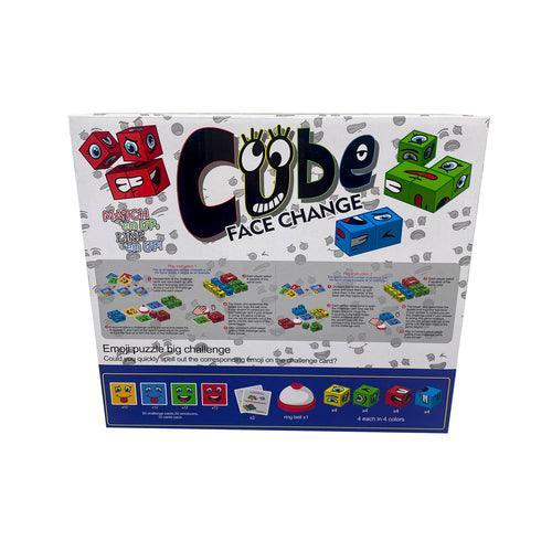 Zummy Face Change Board Game with 16 Cubes and Game Bell - VirtuousWares:Global