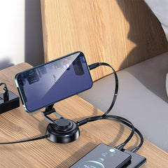 Zunammy 3 in 1 Tri-Cable Magnetic Car Mount Charger - VirtuousWares:Global