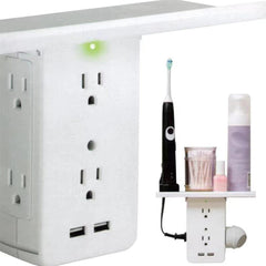 Zunammy Socket Shelf Space Saving Power Strip Multi - VirtuousWares:Global