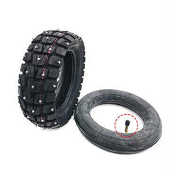 10x3.0 80/65-6 Off Road Tire 10 Inch Electric Scooter Winter Snow Tire Studded Stud 255*80 For Zero 10x Dualtron KuGoo M4 LAOTIE ES18 Lite L8S Pro T30 ANGWATT C1 F1 BOYUEDA Scooters - VirtuousWares:Global