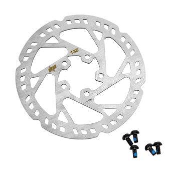 135mm Electric Scooter Brake Disc Stainless Steel Disc Pads For Xiaomi Mijia M365 365PRO Disk Bicycle Brake Replacement Parts - VirtuousWares:Global