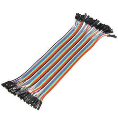 40pcs 20cm Female to Female Jumper Cable Dupont Wire - VirtuousWares:Global