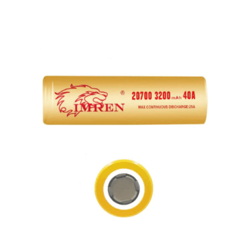 [USA Direct] 10/20/40Pcs IMREN 40A High Power 20700 Battery 3200mah Strong Rechargeable Lithium-ion Cells For Flashlights E-bike E-scooter RC Toys Home Tools - VirtuousWares:Global