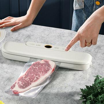 Vacuum Sealer Automatic Food Sealer Machine Air Sealing System for Food Preservation Dry & Moist Food Modes - VirtuousWares:Global